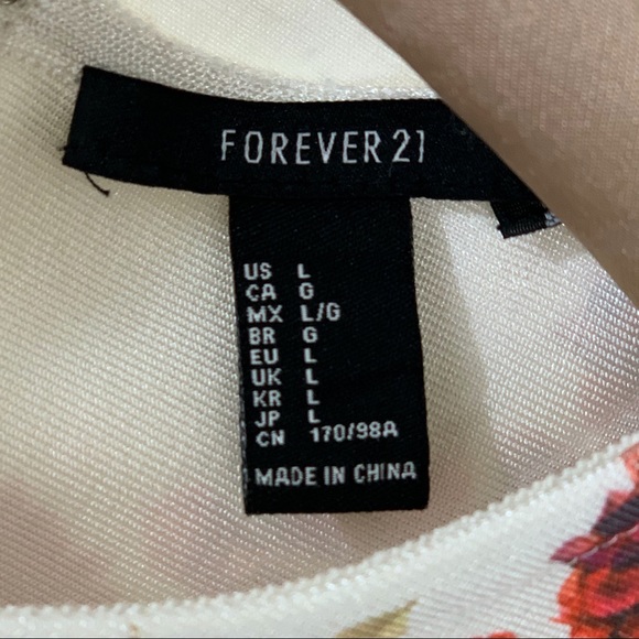 (NWOT) FOREVER 21 | Scuba Knit Floral Dress - Picture 4 of 7